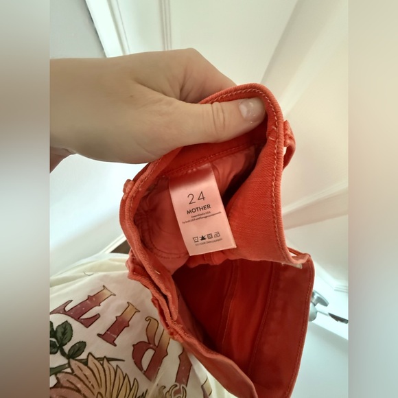 MOTHER The Swooner Rascal Ankle Fray Flame Scarlet ❤️🔥 - Picture 3 of 7